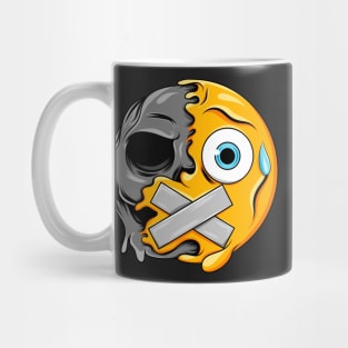 Bandage Mouth Zombie Emoji Mug